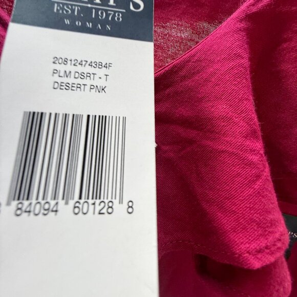 Chaps Woman Plus Size 1X Pullover Cotton Top with Ruffle Desert Pink NWT - Picture 5 of 16